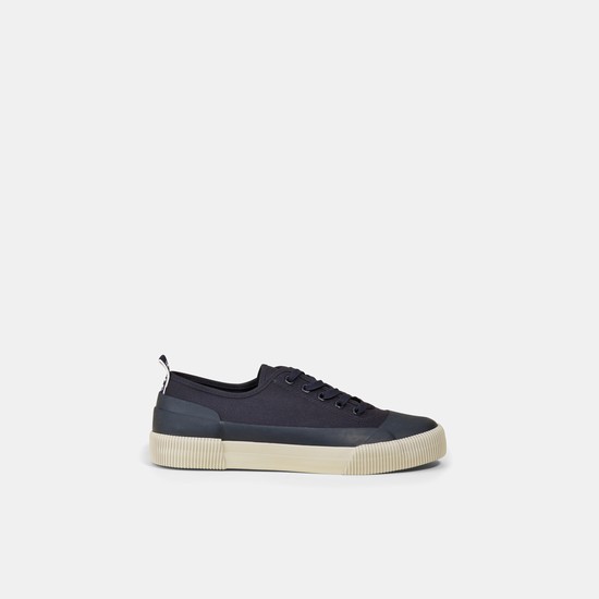 Aigle The Eco-friendly Canvas And Rubber Sneakers Men Navy ZA-72351